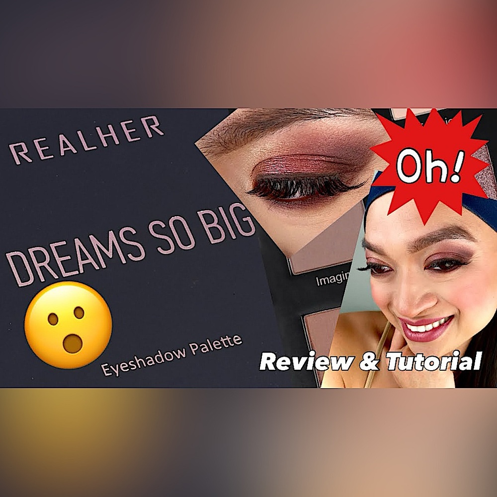 NIB: REALHER Dreams So Big 9 Pan Eyeshadow Palette! - Picture 5 of 11